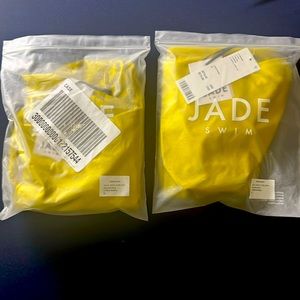 JADE SWIM Size:S & XL ; Color/Textile Chartreuse/Citron Sheen